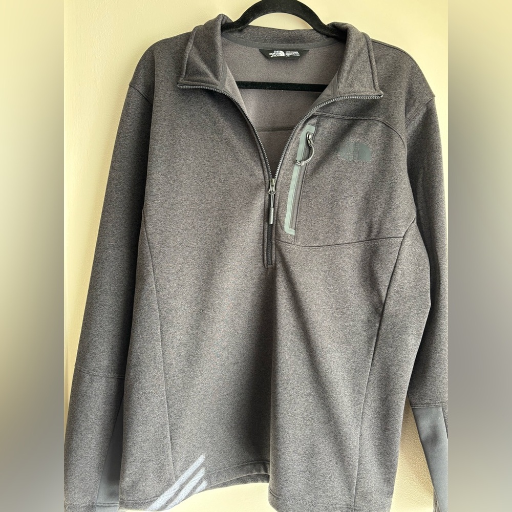 The North Face Men's Charcoal Zip-Up Sweater